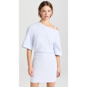 New IRO Fayda Mini Dress in Light Blue Women's Size M
